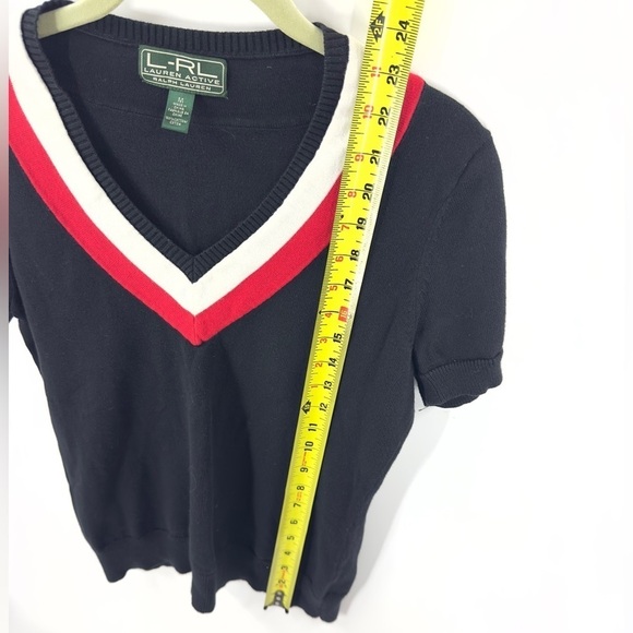 Vintage Lauren Ralph Lauren Sweater Size M Preppy Academia Old Money 90s Classic - Picture 6 of 7